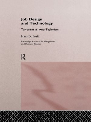 cover image of Job Design and Technology